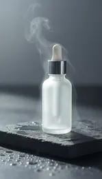 Cosmetics and liquid rendered by gemini-2.5-flash-image
