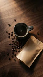 Overhead flat lay rendered by krea-2-medium